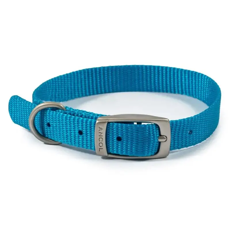 Ancol Viva Buckle Dog Collar 2 26-31cm Blue