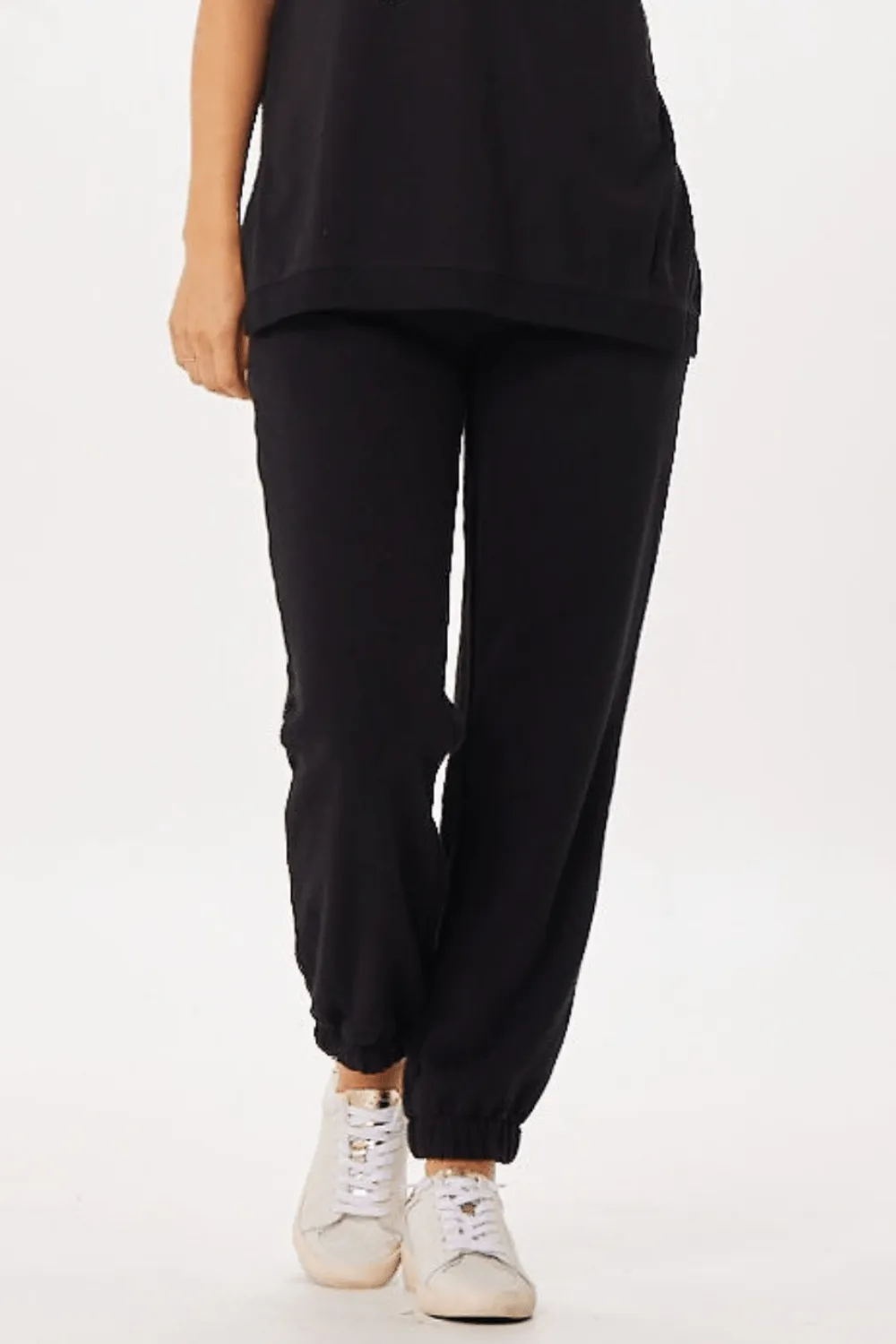 Black Tulum Jet Setter Surf Wash Jogger