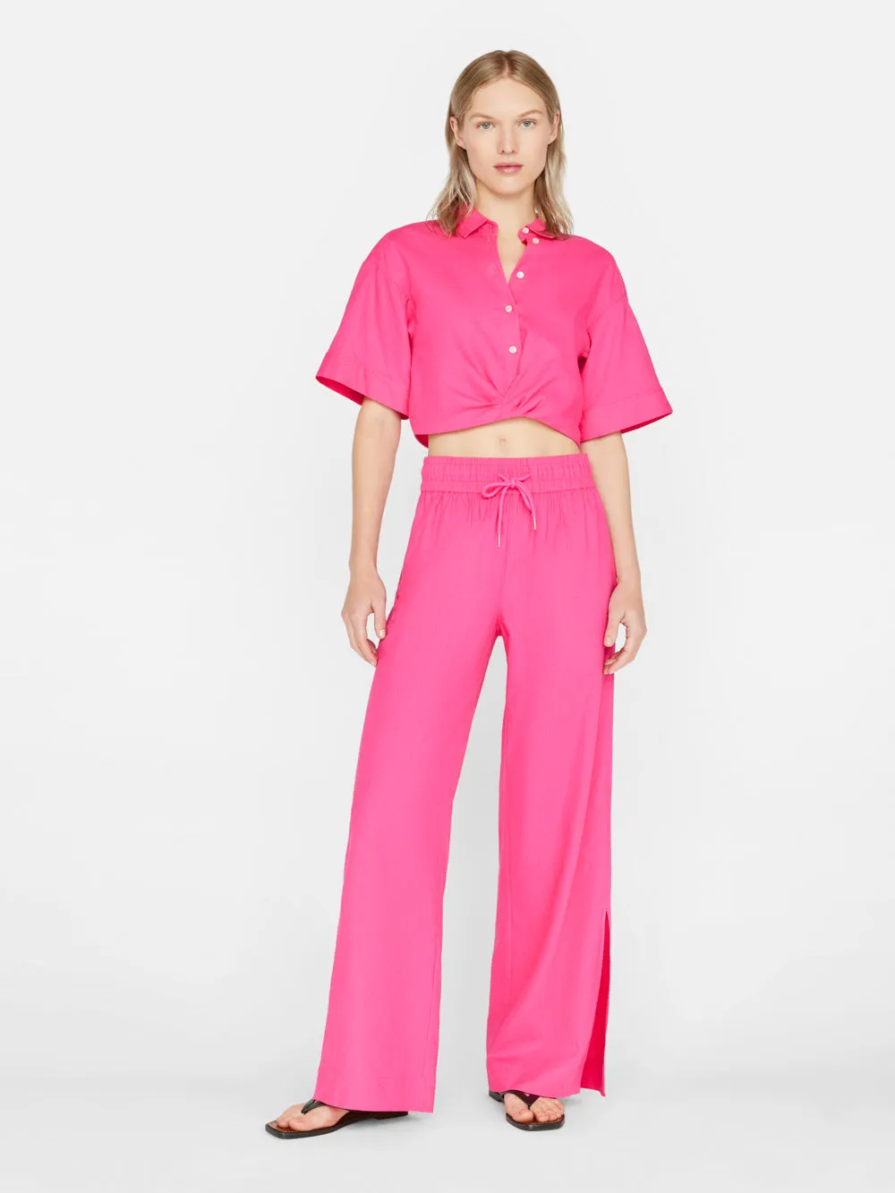 Drawstring Lounge Pant -- Flamingo