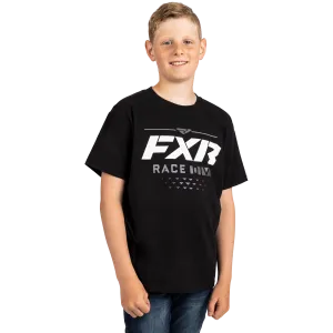 FXR Youth Race Division Tee Black/White