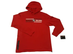 Georgia Bulldogs Colosseum Red Soft Long Sleeve Hooded Pullover (L)