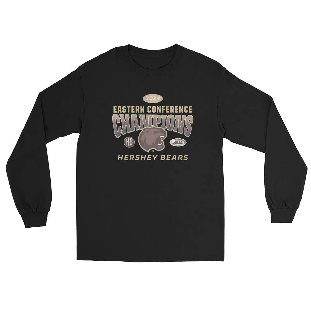 Hershey Bears 2024 Eastern Conference Champions Adult Long Sleeve Tee