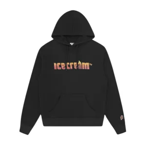 ICECREAM Soft Serve Sparkle Black Hoodie