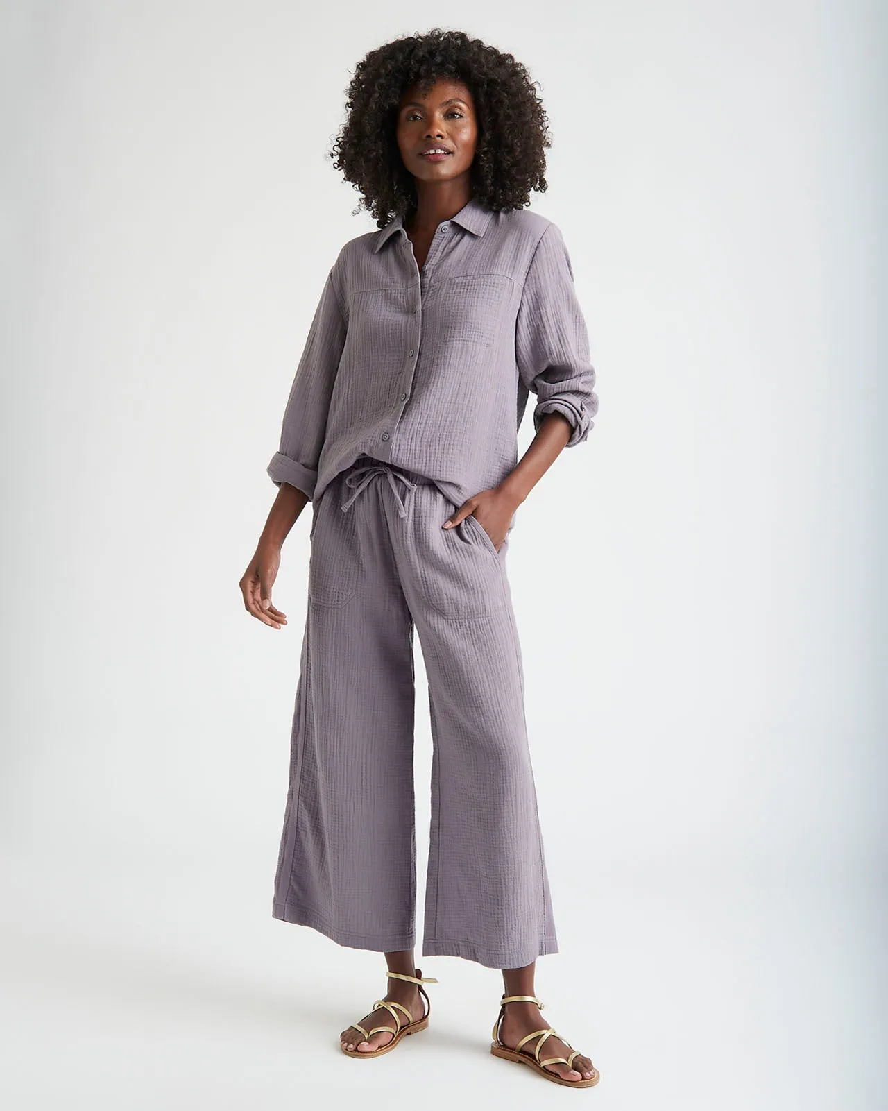 Kit Gauze Palazzo Pant