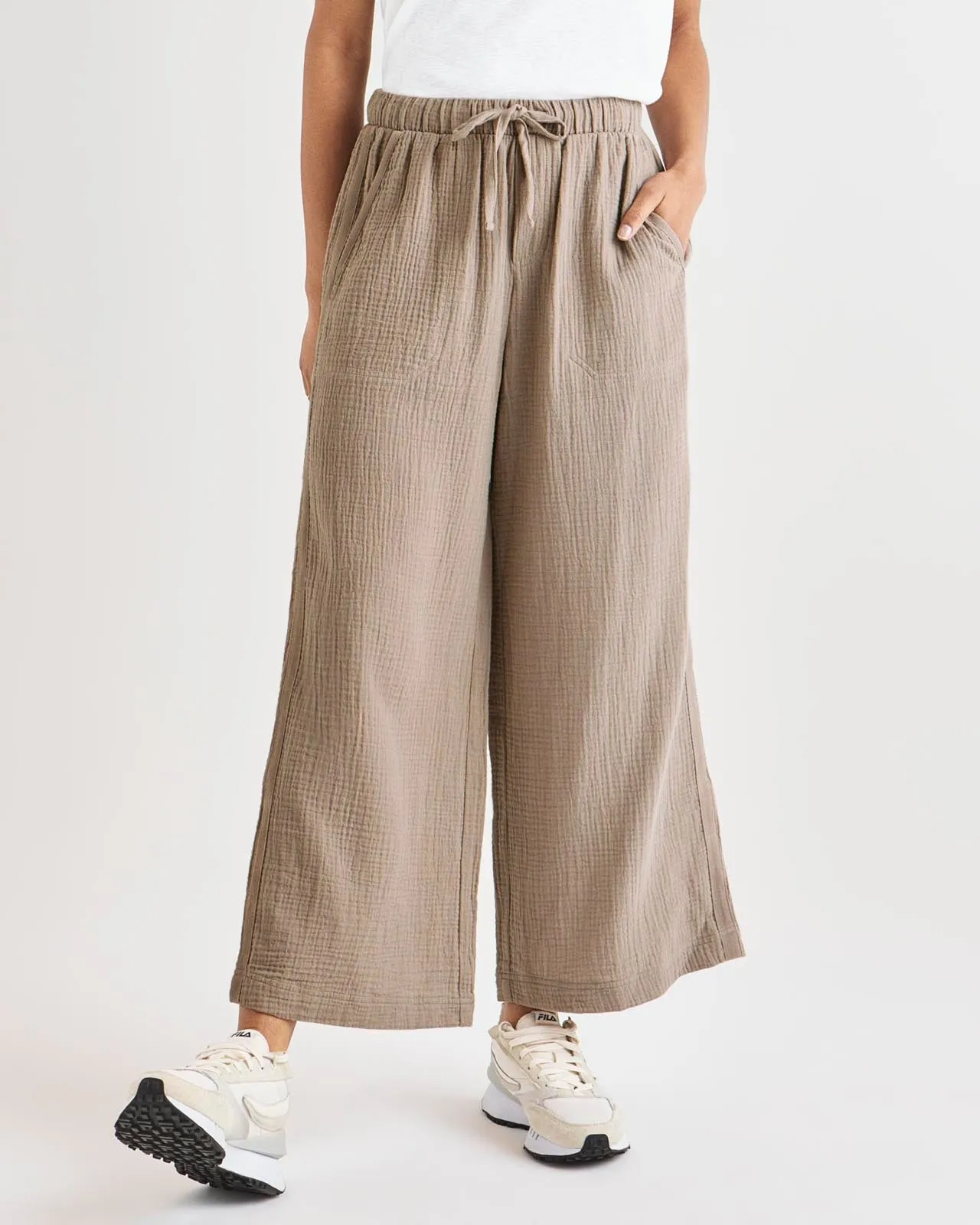 Kit Gauze Palazzo Pant