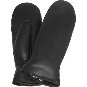 Mittens in soft leather quality / 14896 - Black (Nero)