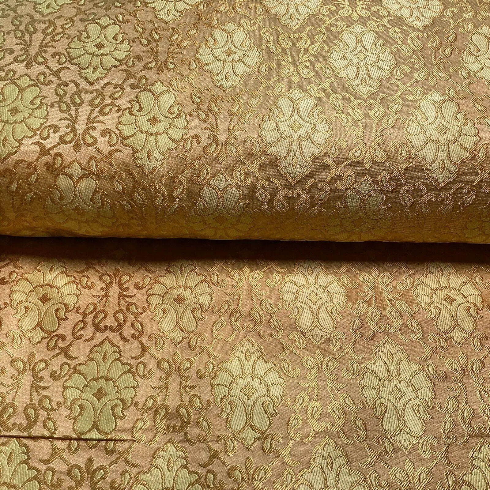 Ornamental Damask Brocade Wedding Banarsi Fabric 130 cm wide  M1565