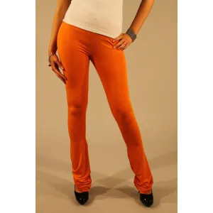 Patrizia Pepe Orange Viscose Women Legging