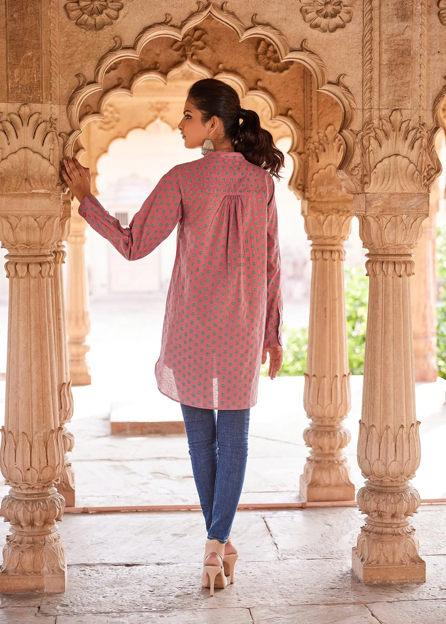 Pink Color Zaira Tunic