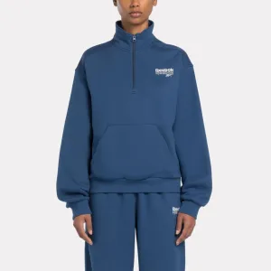 Reebok Apparel Women Reebok Identity Sweatshirt UNIBLU