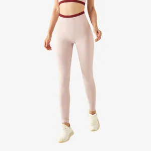 SALE - High Waist Hem Tape Detail Leggings