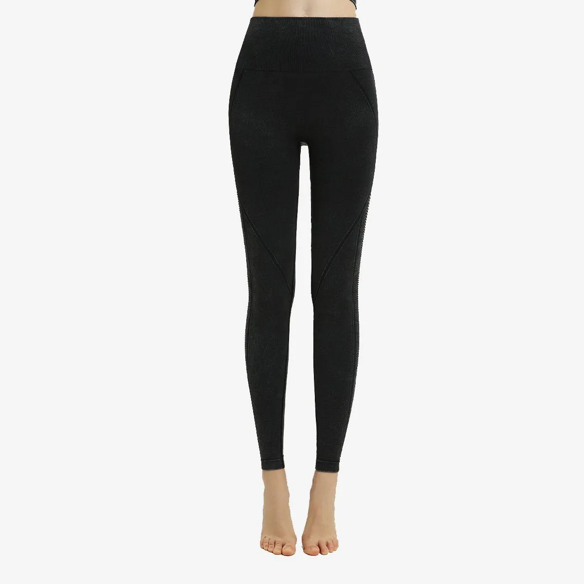 SALE - High Waist Side Mesh Insert Leggings