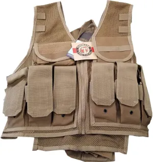 Tippmann Tactical Airsoft Vest - Coyote Tan