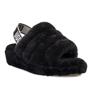 UGG Womens Fluff Yeah Slide Black