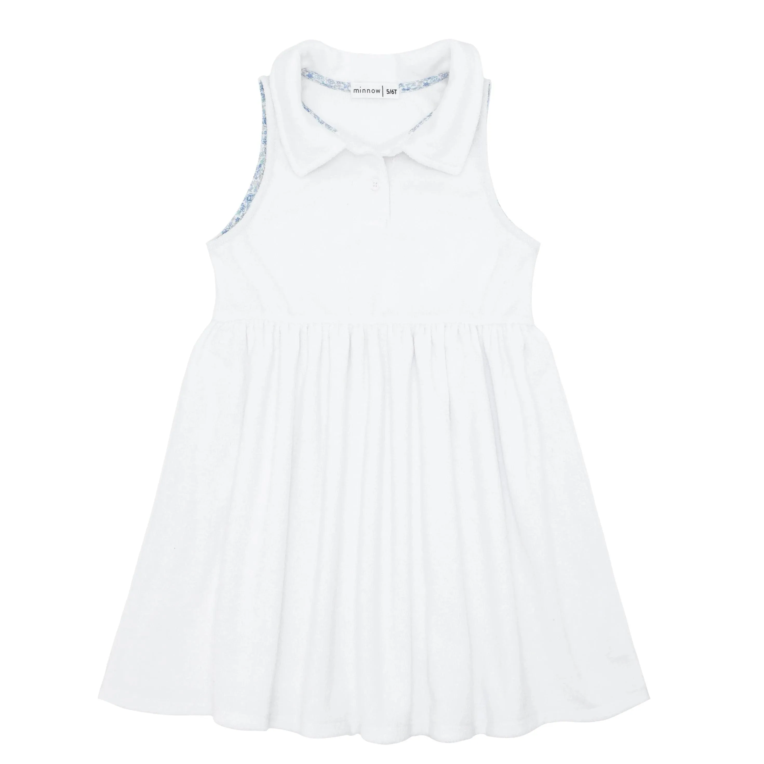 White French Terry Tennis Dress